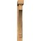 Ekena Millwork Imperial Block Smooth Bracket w/ Offset Brace, Western Red Cedar, 5 1/2"W x 32"D x 40"H BKT0604X32X40IMP05SWR - alternate 4